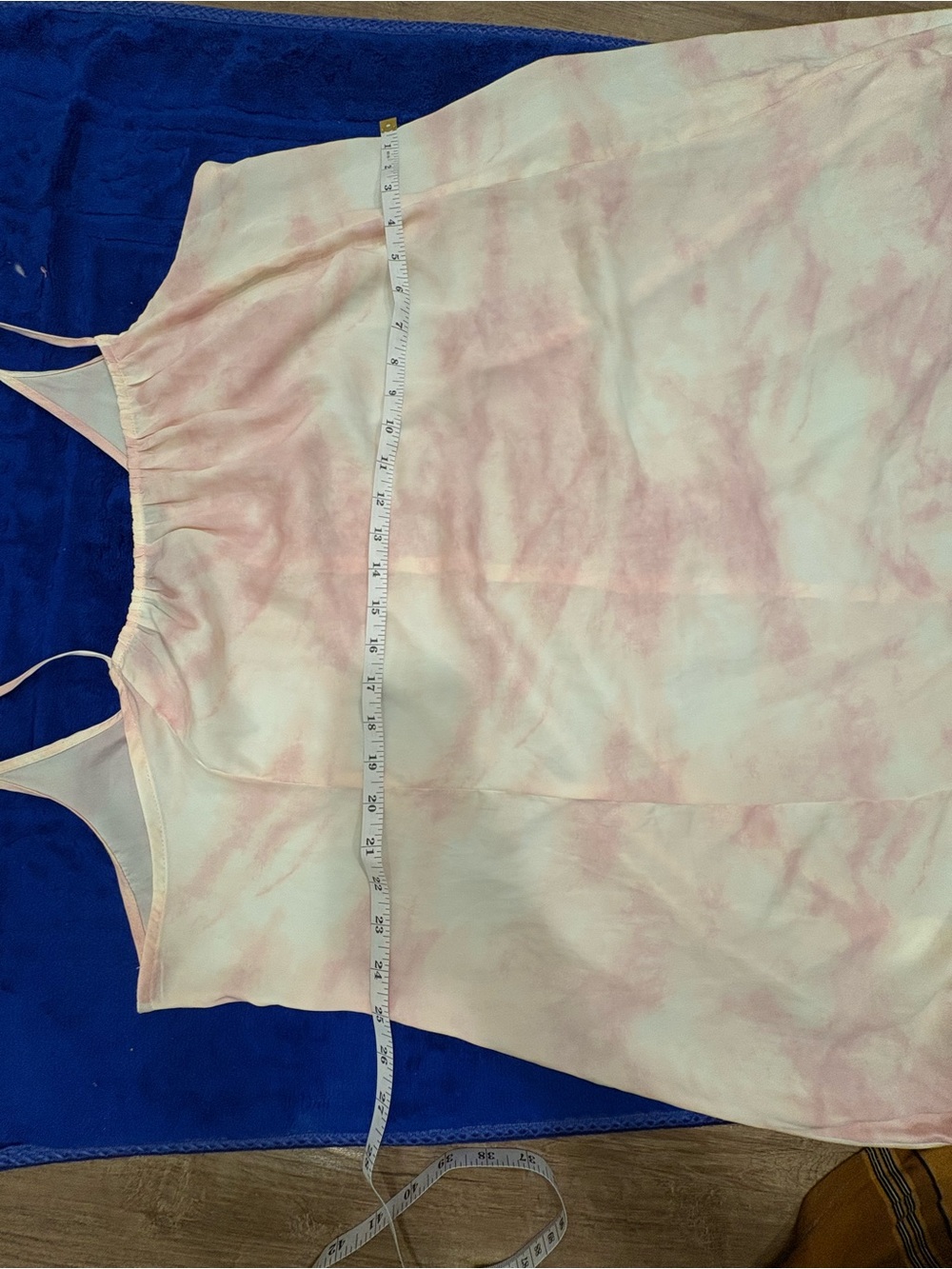 🌸Free People Intimately Full On Maxi Slip Dress Pink Purple Tie Dye A-Line US L - Picture 14 of 16